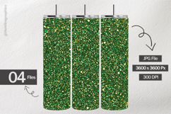 Emerald Glitter Digital Papers - 04 variations Product Image 2