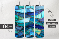 Ocean Marble Texture Digital Papers - 04 variations Product Image 2