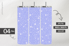 Blue Shine Glitter Digital Papers - 04 Variations Product Image 2