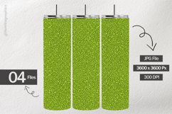 Lime Sparkle Glitter Digital Papers - 04 variations Product Image 2