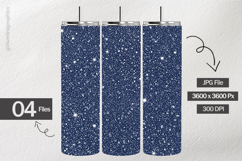 Navy Glitter Digital Papers - 04 variations Product Image 2