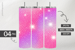 Barbie Pink Glitter Digital Papers - 04 Variations Product Image 2