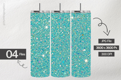 Aqua Sparkle Digital Papers - 04 variations Product Image 2