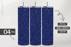 Navy Blue Glitter Digital Papers - 04 variations Product Image 2