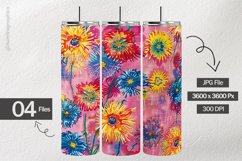 Painting Flowers Digital Paper - 04 Variations Product Image 2