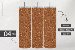 Bronze Glitter Digital Papers - 04 variations Product Image 2