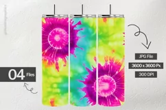 Vibrant Tie Dye Digital Papers - 04 Variations Product Image 2