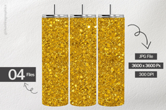 Golden Stardust Glitter Digital Papers - 04 variations Product Image 2