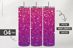 Fuchsia Sparkle Digital Papers - 04 variations Product Image 2