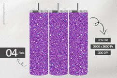 Purple Glitter Digital Papers - 04 variations Product Image 2