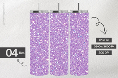 Lavender Glitter Digital Papers - 04 variations Product Image 2