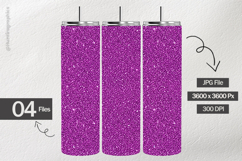 Purpe Glitter Shades Digital Papers - 04 variations Product Image 2