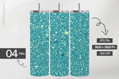 Mint Glitter Digital Papers - 04 variations Product Image 2