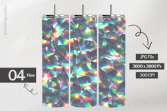 Bright Metallic Rainbow Digital Papers - 04 variations Product Image 2