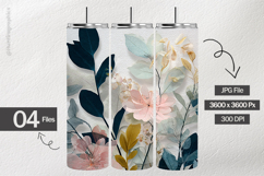 Luminous Petal Digital Papers - 04 Variations Product Image 2