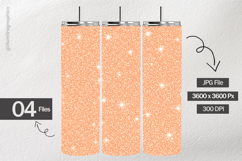 Orange spark Glitter Digital Papers - 04 Variations Product Image 2