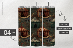 Carnival Tent Digital Papers - 04 Variations Product Image 2