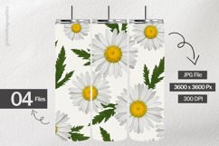 Daisy Flowers Digital Papers - 04 Variations Product Image 2
