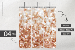 Champagne Pearl Digital Papers - 04 variations Product Image 2