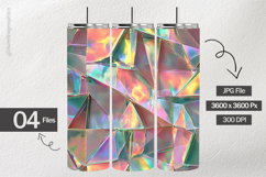 Holographic Filling Pattern Digital Papers - 04 Variations Product Image 2