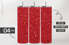 Fiery Crimson Gradient Digital Papers - 04 variations Product Image 2