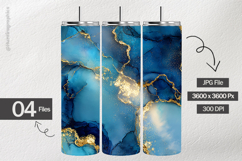 Blue Ink Digital Papers - 04 variations Product Image 2