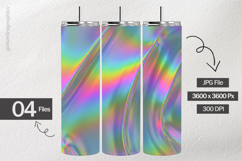 Holographic Liquid Cells Digital Papers - 04 Variations Product Image 2