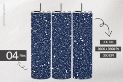 Indigo glitter Digital Papers - 04 variations Product Image 2