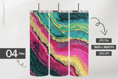 Jeweled Rock Texture Digital Papers - 04 Variations Product Image 2