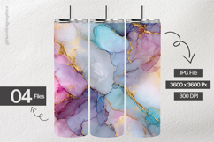 Abstract Fluid Art Digital Papers - 04 Variations Product Image 2