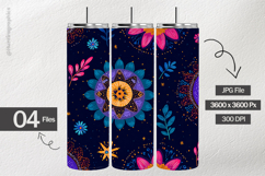 Boho Flora Digital Papers - 04 variations Product Image 2