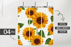 Sunflower Digital Papers - 04 Variations Product Image 2