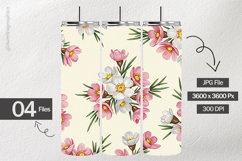 Wax Flower Digital Papers - 04 Variations Product Image 2