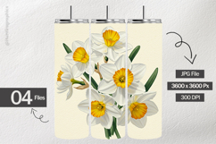 Narcissus Flower Digital Papers - 04 Variations Product Image 2