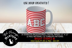 digital papers rainbow papers patterns sublimation and scrapbooking mugs tumblers origami 7