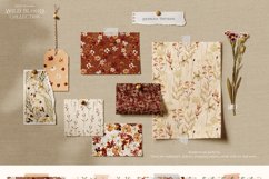 Wild Bloom Seamless Patterns Digital Papers Wildflowers Product Image 3
