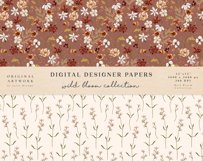 Wild Bloom Seamless Patterns Digital Papers Wildflowers Product Image 4