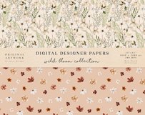 Wild Bloom Seamless Patterns Digital Papers Wildflowers Product Image 6