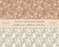 Wildflowers Aesthetics Seamless Patterns Digital Papers Product Image 7