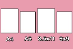 Supplement planner printable template digital blank page Product Image 3
