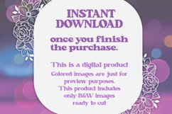 Decorative Butterfly Foldable Bookmark SVG Product Image 2