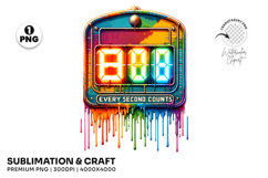 digital scoreboard png, countdown splash, game timer, sports event graphic, vibrant display, paint drip effect, scoreboard art, dynamic sports, colorful splash, scoreboard clipart, sports sublimation, splash art png, watercolor art, scoreboard graphic, pa