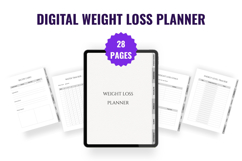 Digital Weight Loss Planner | Fitness Planner | Goodnotes Product Image 2