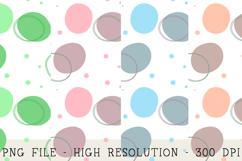 Abstract organic blob shapes Pattern Product Image 1