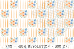 hand-painted watercolor floral seamless pattern Product Image 1