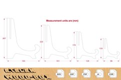 Plate Easel for Counter / Laser cut file / Digital Vector 27 Product Image 2