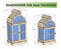 Christmas big lantern - Laser files Product Image 2