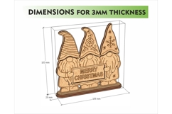 Scandinavian Christmas Gnomes Laser Cut SVG Product Image 2