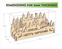 Laser Cut Christmas Village Product Image 2