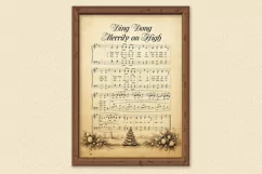 Christmas Carol Sheet Music, Christmas Sheet Music Printable Product Image 1